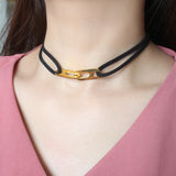 Rope Choker Necklace Collar Statement Thin Chain Necklace