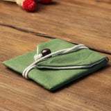 Small Linen Gift Bags for Jewelry Bracelet Ring Storage 2pcs/lot