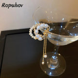 Ropuhov Freshwater Pearl Earrings Bling