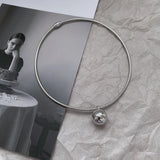 Ropuhov Spring Ball Pendant Necklace Bling Gift for Women