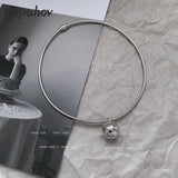 Ropuhov Spring Ball Pendant Necklace Bling Gift for Women