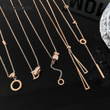 Ropuhov Chain Necklace Stainless Steel Jewelry Boho Cuban Choker Gift