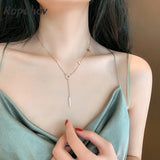 Ropuhov Chain Necklace Stainless Steel Jewelry Boho Cuban Choker Gift