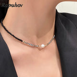 Sparkling Red Pearl Crystal Jewelry Set