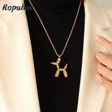 French Cross-border Selling Mechanical Dog Animal Pendant Necklace