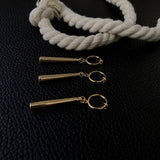 Geometric Metal Clip on Earrings No Piercing Minimalist CER3116