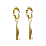Geometric Metal Clip on Earrings No Piercing Minimalist CER3116