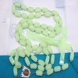 Luminous Noctilucent Rosary Beads Necklace