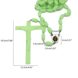 Luminous Noctilucent Rosary Beads Necklace