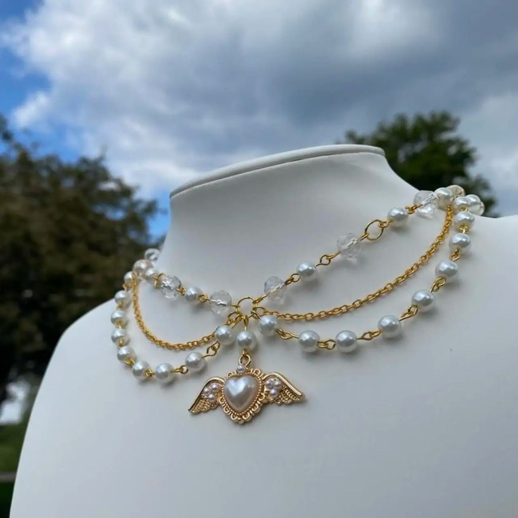 Romantic Victorian Vivienne Lana Pearl Necklace