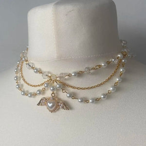 Romantic Victorian Vivienne Lana Pearl Necklace