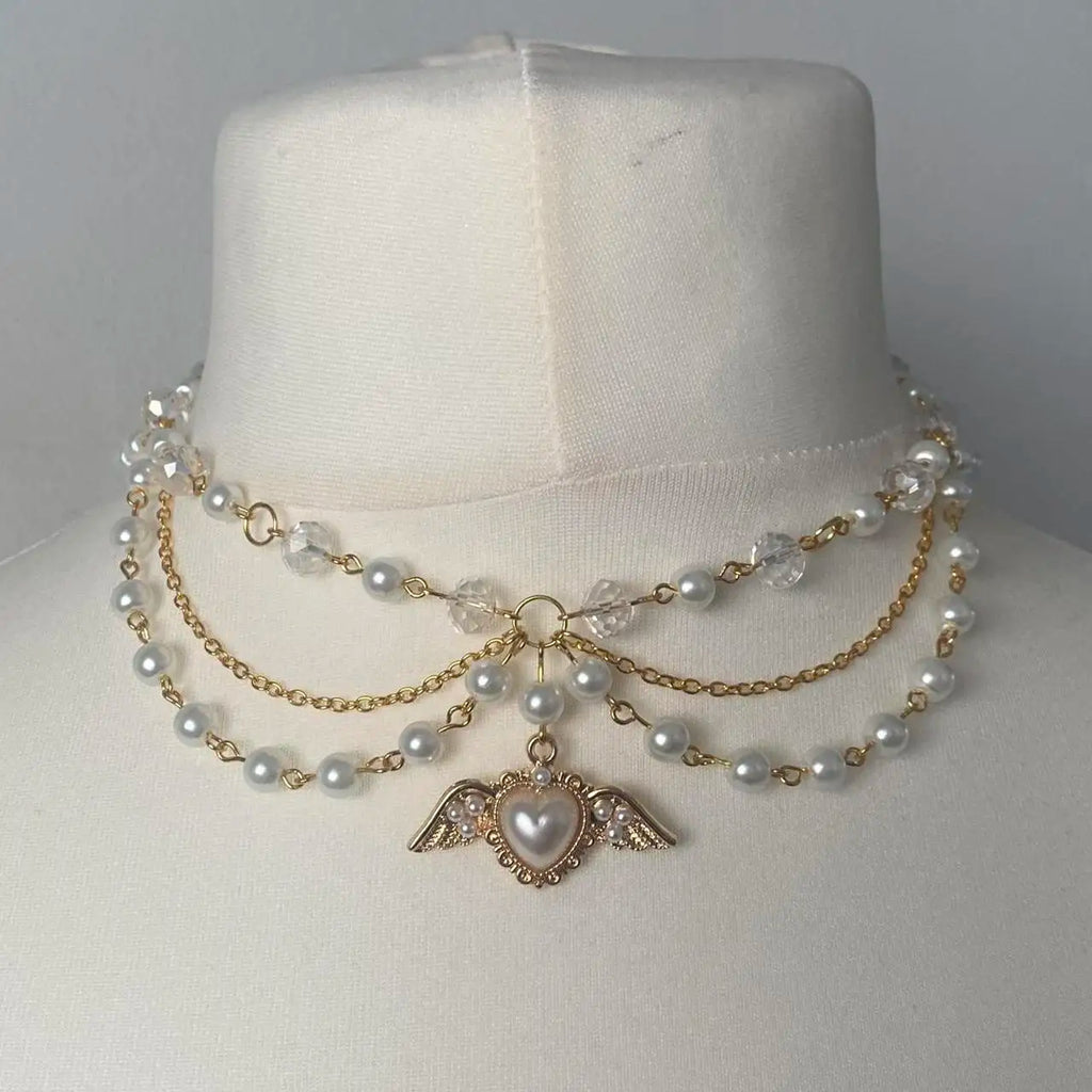 Romantic Victorian Vivienne Lana Pearl Necklace