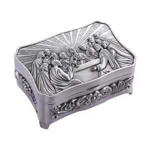 Rosary Necklace Jewelry Storage Box Catholic Christian Rosary Tiny
