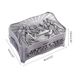 Rosary Necklace Jewelry Storage Box Catholic Christian Rosary Tiny