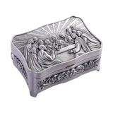 Rosary Necklace Jewelry Storage Box Catholic Christian Rosary Tiny