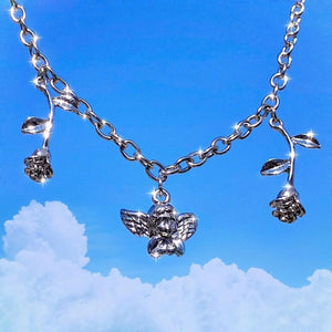Rose Angel Necklace