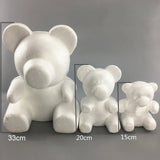 Foam Rose Bear Mold DIY Decorations for Christmas Wedding Gift