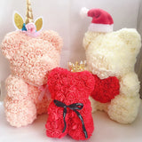 Foam Rose Bear Mold DIY Decorations for Christmas Wedding Gift