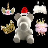 Foam Rose Bear Mold DIY Decorations for Christmas Wedding Gift