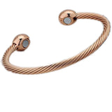 Rose Plated Stainless Steel Cuff Bracelet for Women