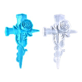 Rose Cross-Resin Mold Wall Decor for Home- Indoor Art
