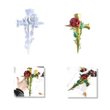 Rose Cross-Resin Mold Wall Decor for Home- Indoor Art