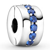 Rose Heart Safety Chain Charm 925 Sterling Silver Beads Bracelet Jewelry