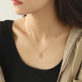 Rose Female Necklaces 925 Sterling Silver 18k Chain Necklace Gitf