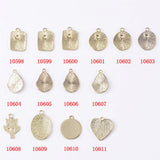 Rose Flower Enamel Charms for Jewelry Making 10pcs Vintage Drop Oil Earrings
