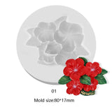 Rose Flower Fondant Mold Silicone for Cake Decoration Cupcake Topper