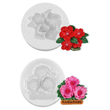 Rose Flower Fondant Mold Silicone for Cake Decoration Cupcake Topper