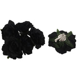 Rose Flower Hair Clip Pin Up Flower Brooch 5 Packs