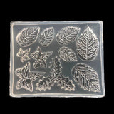 Rose Flower Maple Leaves Cake Decor Resin Pendant Silicone Molds