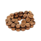 Rose Flower Shape Stone Beads Copper Hematite Spacer DIY Jewelry Making