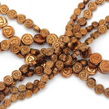 Rose Flower Shape Stone Beads Copper Hematite Spacer DIY Jewelry Making