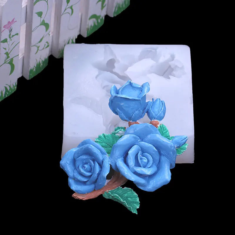 Rose Flower Silicone Mold for DIY Resin Jewelry Accessories