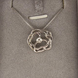Rose Flower Pendant Base Mountings for Beads Stones 10pcs/lot