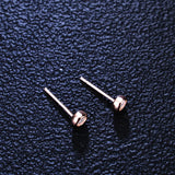 3mm Moissanite Silver Stud Earrings Wedding Women Earring