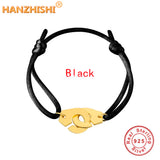 925 Silver Handcuff Bracelet Menottes Wedding Jewelry