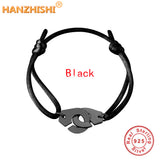 925 Silver Handcuff Bracelet Menottes Wedding Jewelry