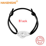 925 Silver Handcuff Bracelet Menottes Wedding Jewelry