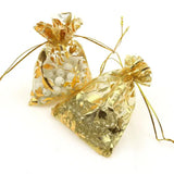 Rose Bronzing Organza Jewelry Packaging Gift Bags 100pcs/lot