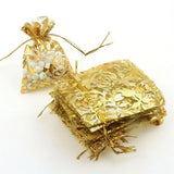 Rose Bronzing Organza Jewelry Packaging Gift Bags 100pcs/lot