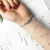 Rose CZ 925 Sterling Silver Open Bangles Bracelet Cuff