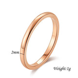 Rose Stainless Steel Ring For Men Women Jewelry Promotional Gift Rings