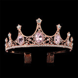 Crystal Rhinestone Wedding Tiara Bridal Hair Crown Headpiece
