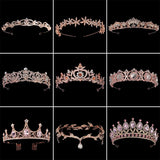 Crystal Rhinestone Wedding Tiara Bridal Hair Crown Headpiece