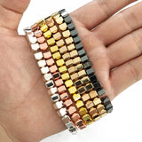 6mm Hematite Stone Bicone Beads for Jewelry Making
