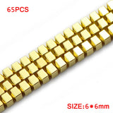 6mm Hematite Stone Bicone Beads for Jewelry Making