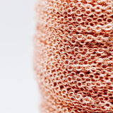 Rose Flat Oval Cable Chains 1.2/1.7/1.9/2.1mm Thin Chains (LK-187)